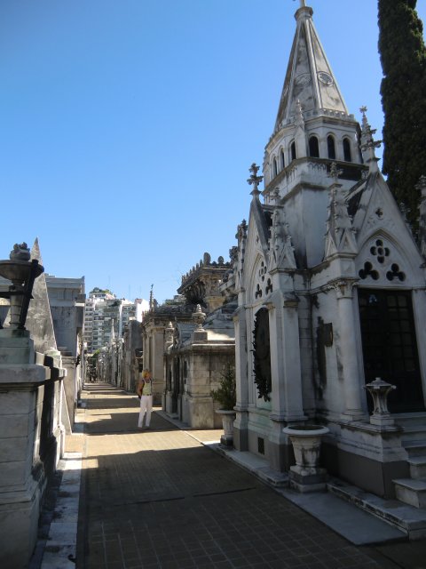 auf dem Cementerio Recoleta