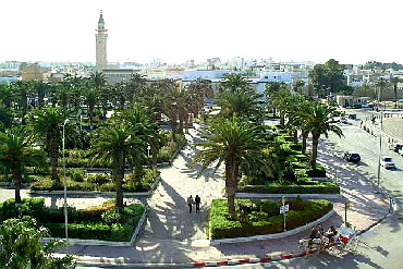 Blick zur Medina von Monastir