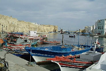 Der alte Fischerhafen in Bizerte