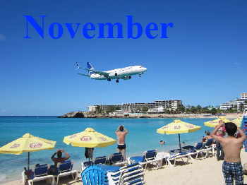 30.11. Flugzeugbauchstreicheln am Maho Beach, Sint Maarten